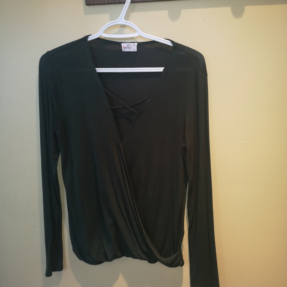 Glitz Dark Green Long Sleeve